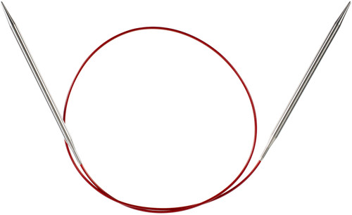 ChiaoGoo Red Lace Stainless Circular Knitting Needles 32"-Size 8/5mm 7032-8