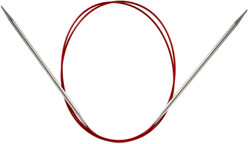 ChiaoGoo Red Lace Stainless Circular Knitting Needles 40"-Size 5/3.75mm - 7040-5