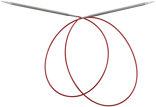 ChiaoGoo Red Lace Stainless Circular Knitting Needles 40"-Size 7/4.5mm 7040-7