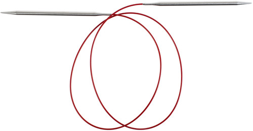 ChiaoGoo Red Lace Stainless Circular Knitting Needles 40"-Size 8/5mm 7040-8