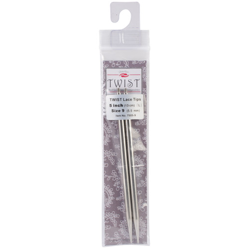 ChiaoGoo TWIST Red Lace Interchangeable Tips 5"-Size 9/5.5mm 7505-9 - 0812208028669