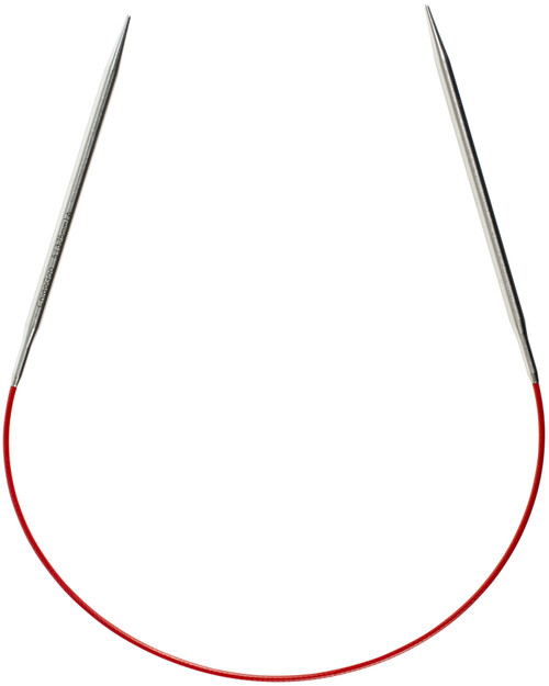 ChiaoGoo Red Lace Stainless Circular Knitting Needles 16"-Size 5/3.75mm - 7016-5