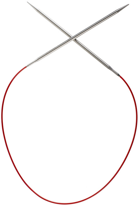 ChiaoGoo Red Lace Stainless Circular Knitting Needles 24"-Size 5/3.75mm - 7024-5