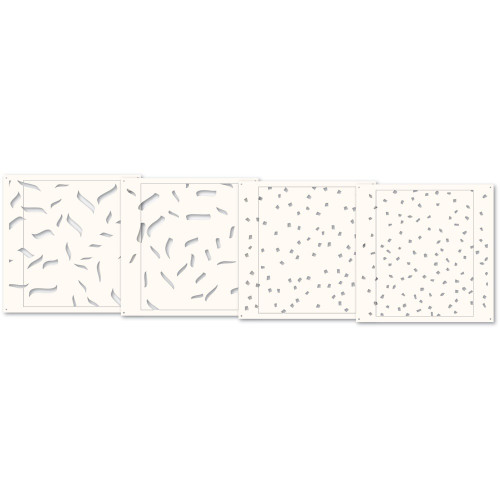 2 Pack - Memory Box Stencil Set-Party Confetti - 5A0031Q7-1H39M