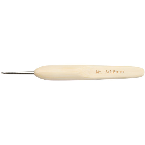 ChiaoGoo Metal Head/Bamboo Handle Crochet Hook-Size H8/5mm 1023-H - 0812208021318
