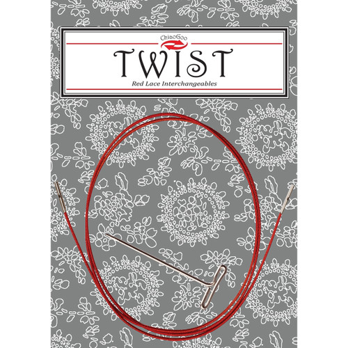 ChiaoGoo TWIST Red Lace Interchangeable Cables 14"-Mini - 7514-M - 812208028928