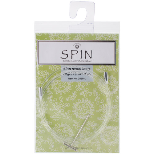 ChiaoGoo SPIN Nylon Interchangeable Cables 30"-Large 2530-L - 0812208024005
