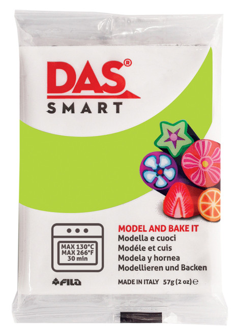 6 Pack - DAS Smart Oven Hardening Clay 2oz-Apple Green - 5A002ZZ0-1H1HM - 8000144004454