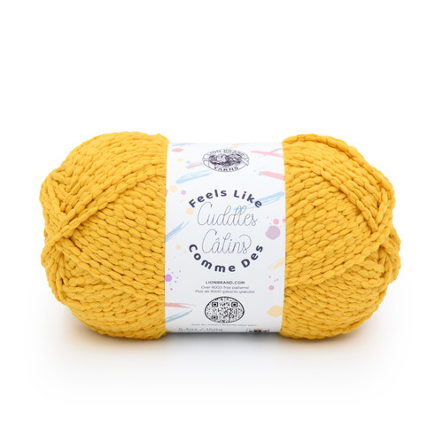 3 Pack - Lion Brand Feels Like Cuddles Yarn-Sunflower - 5A0032DC-1H42X - 023032174952 3 Pack - Lion Brand Feels Like Cuddles Yarn-Sunflower - 5A0032DC-1H42X - 023032174952