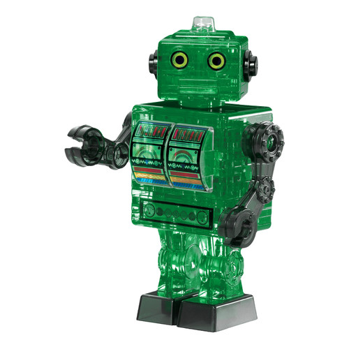 BePuzzled 3D Crystal Puzzle-Green Tin Robot - 5A0031W3-1H3HM