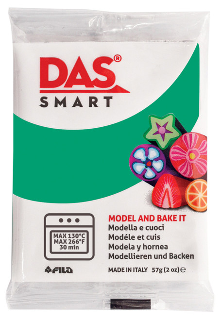 6 Pack - DAS Smart Oven Hardening Clay 2oz-Emerald - 5A002ZZ0-1H1H5 - 8000144004546