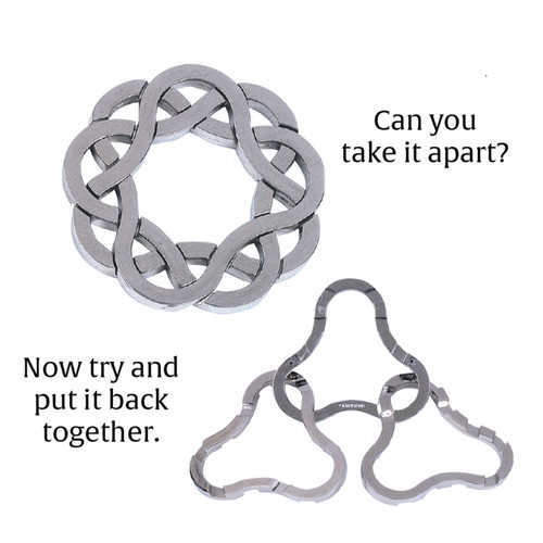 BePuzzled Hanayama Cast Puzzle-Level 4 Coaster - 5A0031W4-1H3HX BePuzzled Hanayama Cast Puzzle-Level 4 Coaster - 5A0031W4-1H3HX