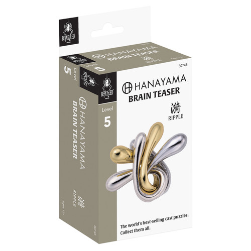 BePuzzled Hanayama Cast Puzzle-Level 5 Ripple - 5A0031WR-1H3J0 - 023332307456
