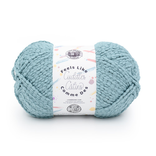 Lion Brand Feels Like Cuddles Yarn-Aquifer - 5A0032DC-1H42N - 023032174822