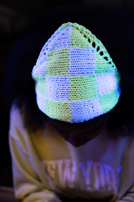 3 Pack - Lion Brand DIY Glow Cozy Yarn-Neon Green - 5A0032DG-1H43K