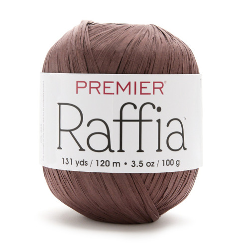 3 Pack - Premier Yarn Raffia -Cacao - 5A0032D9-1H41P - 840166858639