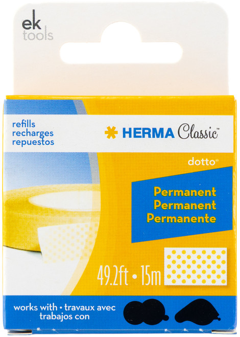 3 Pack - EK Dotto Adhesive Refill Permanent-49.2' - E5501026 - 015586882032