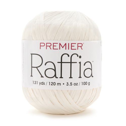 Premier Yarn Raffia -Cream - 5A0032D9-1H41B - 840166847145