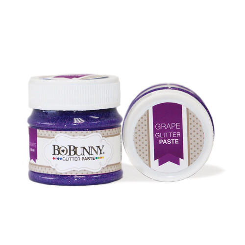 3 Pack - BoBunny Double Dot Glitter Paste 50ml-Grape - BBGP-482 - 665573064820