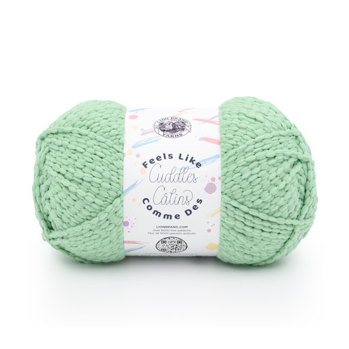 Lion Brand Feels Like Cuddles Yarn-Seafoam - 5A0032DC-1H43T - 023032174983