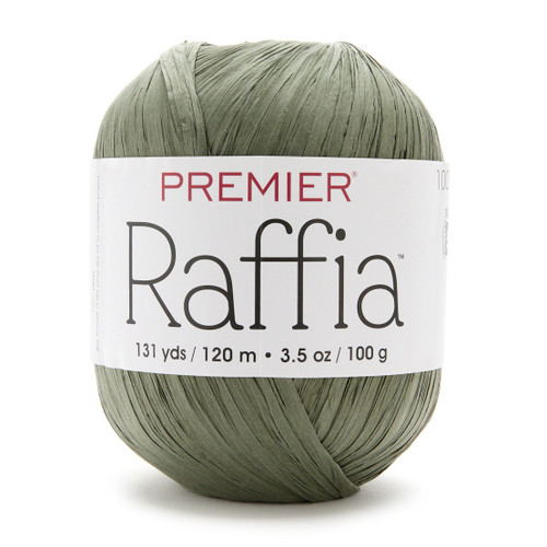 Premier Yarn Raffia -Olive Green - 5A0032D9-1H41Q - 840166847220
