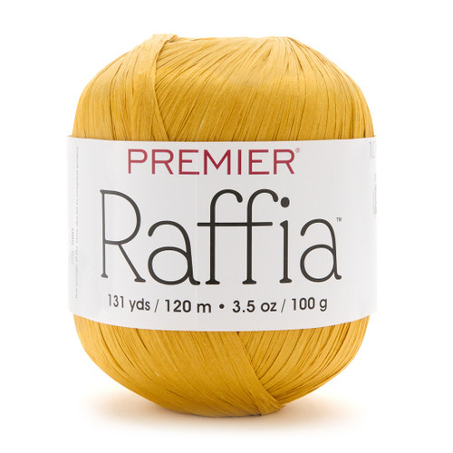 Premier Yarn Raffia -Golden - 5A0032D9-1H422 - 840166847169