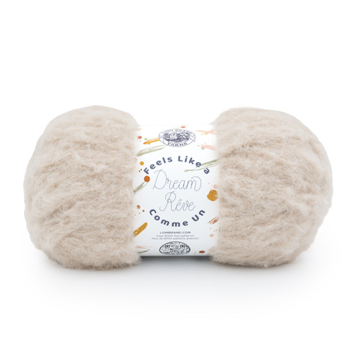 3 Pack - Lion Brand Feels Like A Dream Yarn-Oatmeal - 5A0032DF-1H42L - 023032173535
