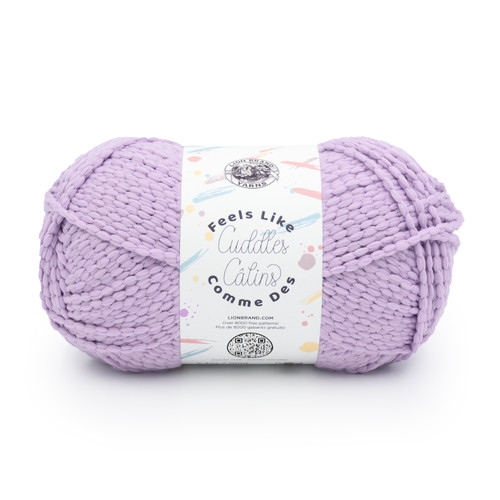 Lion Brand Feels Like Cuddles Yarn-Lavender Fields - 5A0032DC-1H42B - 023032174907