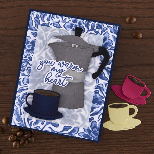 Hero Arts Color Layering Stencil-Delft Floral - 5A0032L5-1H49D Hero Arts Color Layering Stencil-Delft Floral - 5A0032L5-1H49D