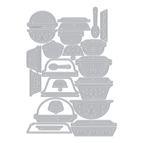 Hero Arts Die Set-Classic Casserole - 5A0032KV-1H49J Hero Arts Die Set-Classic Casserole - 5A0032KV-1H49J