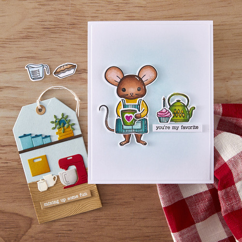 Hero Arts Clear Stamps 4"X6"-What's Cookin'? 5A0032KY-1H49L