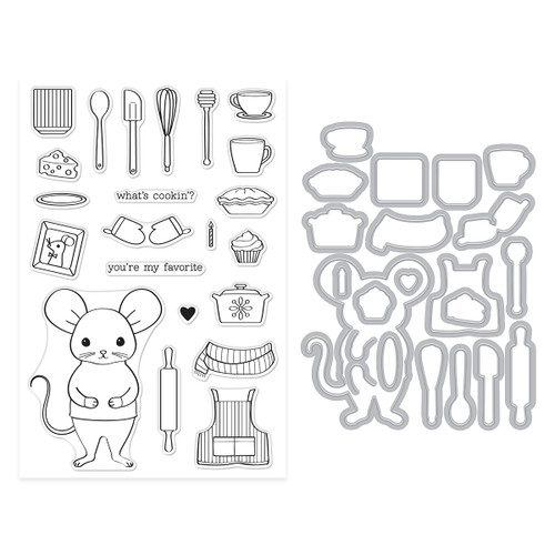 Hero Arts Stamp & Cut-What's Cookin'? - 5A0032L0-1H49S