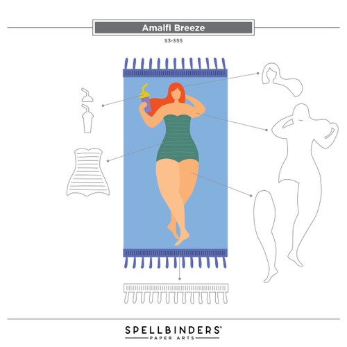 Spellbinders Etched Dies From La Dolce Vita-Amalfi Breeze - 5A0032M5-1H4B7 Spellbinders Etched Dies From La Dolce Vita-Amalfi Breeze - 5A0032M5-1H4B7