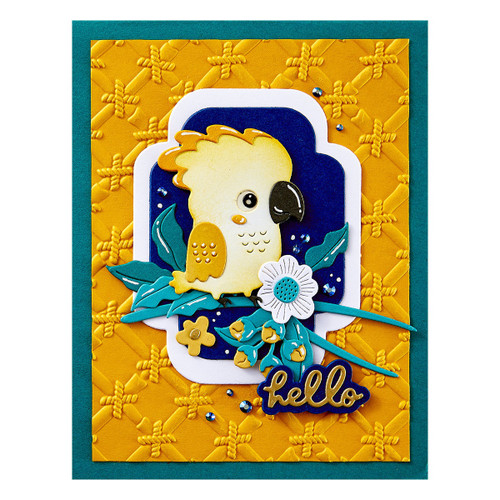 Spellbinders Etched Die From Cheerful Chirps-Free Hugs Oscar - 5A0032MG-1H4BG Spellbinders Etched Die From Cheerful Chirps-Free Hugs Oscar - 5A0032MG-1H4BG