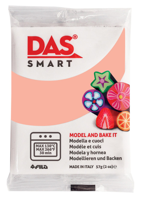 6 Pack - DAS Smart Oven Hardening Clay 2oz-Flesh Pink - 5A002ZZ0-1H1G6 - 8000144004119 6 Pack - DAS Smart Oven Hardening Clay 2oz-Flesh Pink - 5A002ZZ0-1H1G6 - 8000144004119