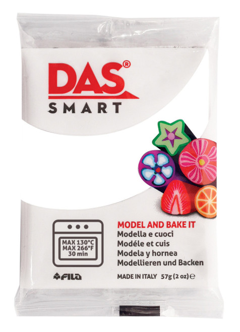 6 Pack - DAS Smart Oven Hardening Clay 2oz-White - 5A002ZZ0-1H1GX - 8000144003938