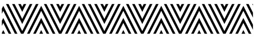 American Crafts Ribbon-Black and White Chevron - 5A002PY7-1GR90 - 718813966474