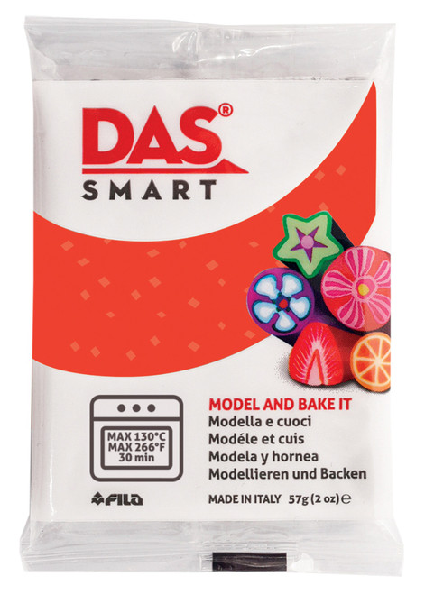 DAS Smart Oven Hardening Clay 2oz-Red Glitter - 5A002ZZ0-1H1GS - 8000144004904