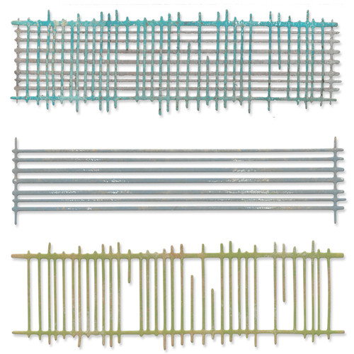 Sizzix Thinlits Die Set 5/Pkg by Seth Apter-Tracks 5A002MWS-1GPB9