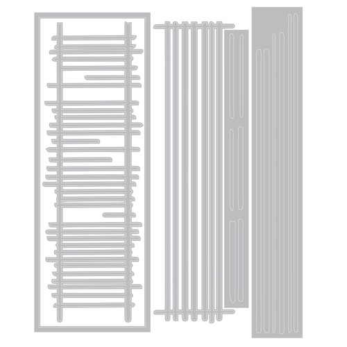 Sizzix Thinlits Die Set 5/Pkg by Seth Apter-Tracks - 5A002MWS-1GPB9