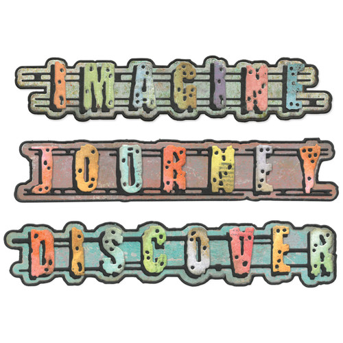 Sizzix Thinlits Die Set 28/Pkg by Seth Apter-Word Wafers #1 5A002MW7-1GPBR