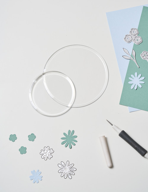 Sizzix Circular Cutting Pads 2/Pkg-3.5" & 5" - 5A002MVF-1GPBK
