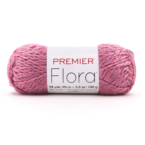 3 Pack - Premier Yarns Flora Yarn-Roses - 5A0031NY-1H37S - 840166836613