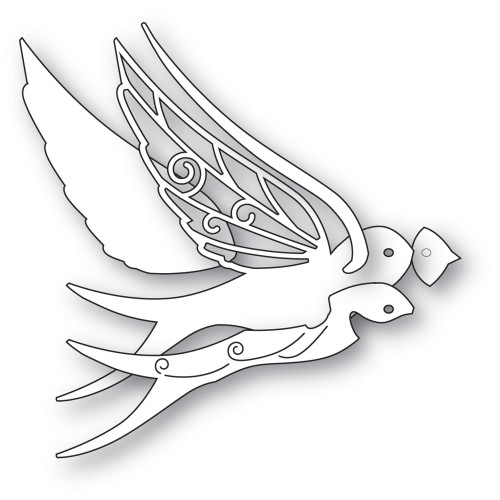 Memory Box Dies-Gypsy Swallow-tail 5A0031QJ-1H3B2 - 873980948910