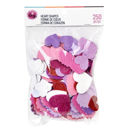 CousinDIY Foam Stickers 2mm 250/Pkg-Heart - 5A002LT7-1GNHD - 191648179842 CousinDIY Foam Stickers 2mm 250/Pkg-Heart - 5A002LT7-1GNHD - 191648179842