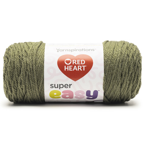 Red Heart Super Easy Yarn-Moss - 5A002X8N-1GY78 - 073650100147
