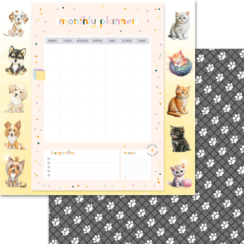 Memory Place Double-Sided Collection Pack 8"X8"-Pet Life - 5A0032SL-1H4JC Memory Place Double-Sided Collection Pack 8"X8"-Pet Life - 5A0032SL-1H4JC
