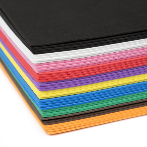 CousinDIY Foam Sheet 9"X12" 2mm 40/Pkg-Assorted Colors - 5A002LSY-1GNHC CousinDIY Foam Sheet 9"X12" 2mm 40/Pkg-Assorted Colors - 5A002LSY-1GNHC