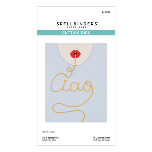 Spellbinders Etched Dies From La Dolce Vita-Ciao Spaghetti - 5A0032M4-1H4BQ - 810176103814