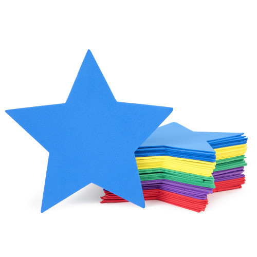CousinDIY Foam Cutouts 6.5" 35/Pkg-Star - 5A002LT0-1GNHF